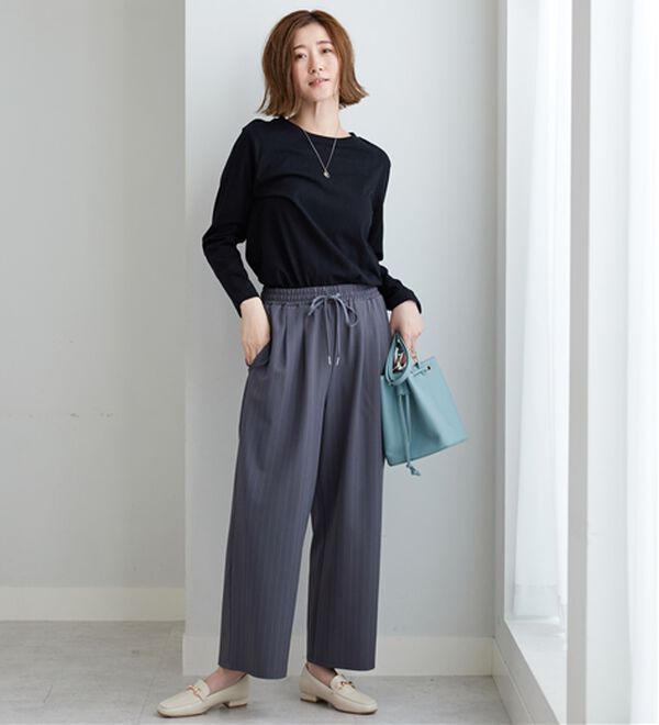 BELLUNA（ベルーナ）の「綿１００％大人顔サマ見えプルオーバー（カットソー）」｜詳細画像