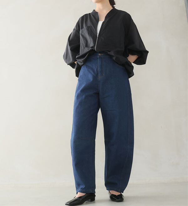 A HAPPY MARILYN（アハッピーマリリン）の「【Ｌ～８Ｌ】トレンドスタイルの、バレルパンツ。（ワイドパンツ・ガウチョ）」｜詳細画像