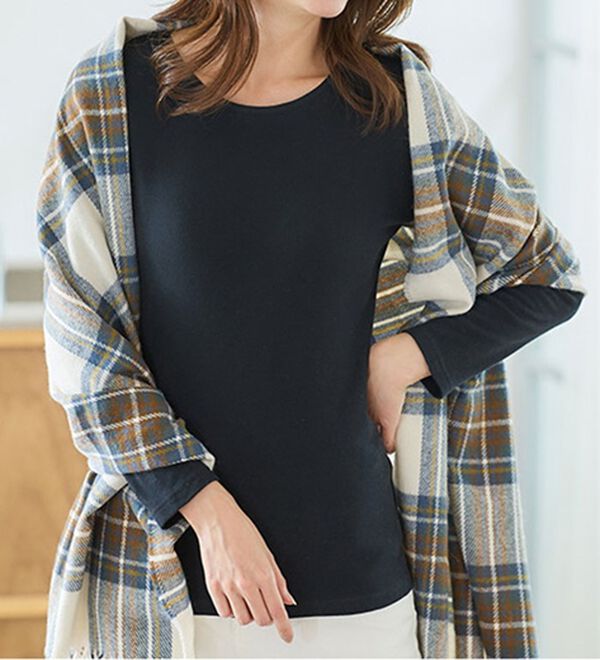 「【４枚組】吸湿発熱　素肌よろこぶ綿１００％インナー（肌着・インナーウェア）」｜詳細画像