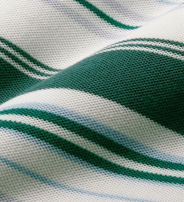 「＜クロコダイル＞マルチボーダーポロシャツ（メンズポロシャツ）」｜詳細画像