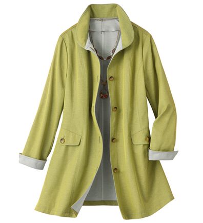 ルフラン（ルフラン）の「配色ダブルフェイス素材コート＜グラティー＞（ロングコート）」