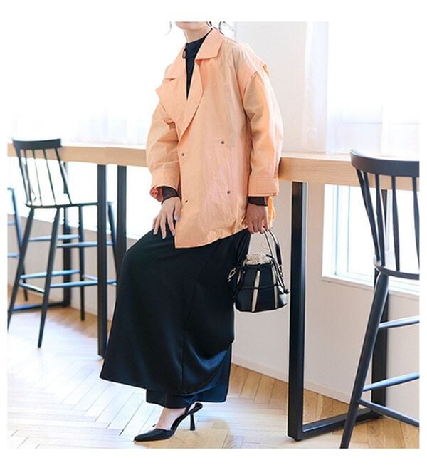 RANAN（ラナン）の「２ＷＡＹナイロントレンチコート（ハーフコート）」｜詳細画像