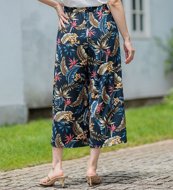 BELLUNA（ベルーナ）の「ヒンヤリ冷感イージーガウチョパンツ（ワイドパンツ・ガウチョ）」｜詳細画像