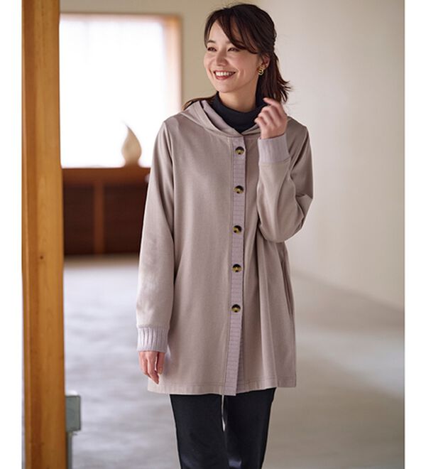 BELLUNA（ベルーナ）の「【メルティポンチ】フード付ブルゾン（ブルゾン）」｜詳細画像