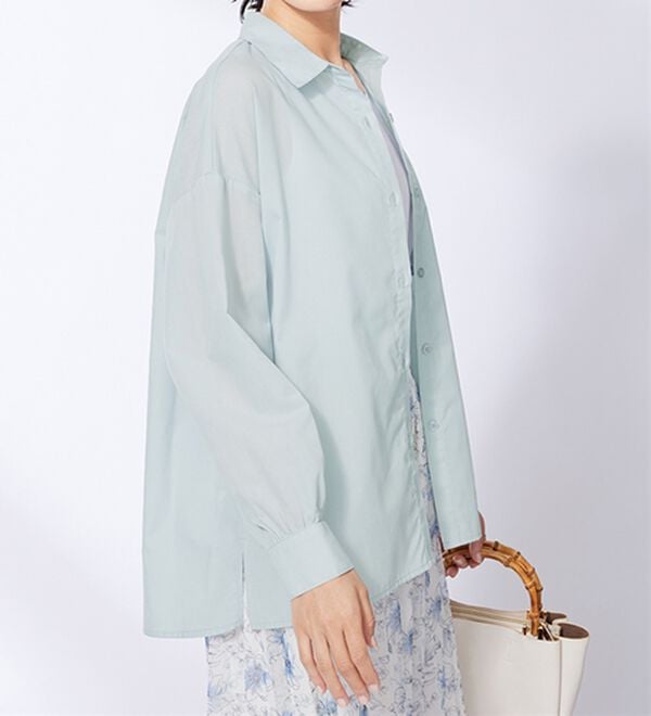 BELLUNA（ベルーナ）の「ベーシックデザインオーバーサイズシャツ（シャツ）」｜詳細画像