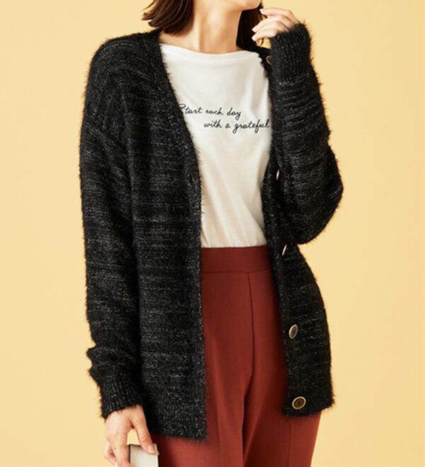 BELLUNA（ベルーナ）の「シャギーカーディガン（ニットカーディガン）」｜詳細画像