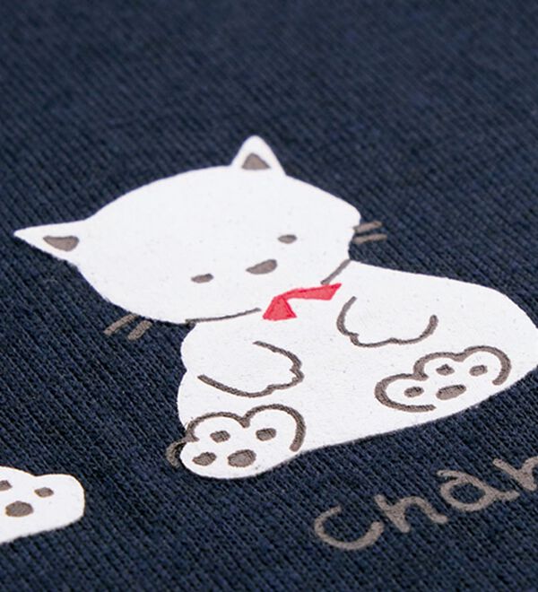 ルフラン（ルフラン）の「【２色組】まんまるねこのＴシャツセット（Tシャツ）」｜詳細画像