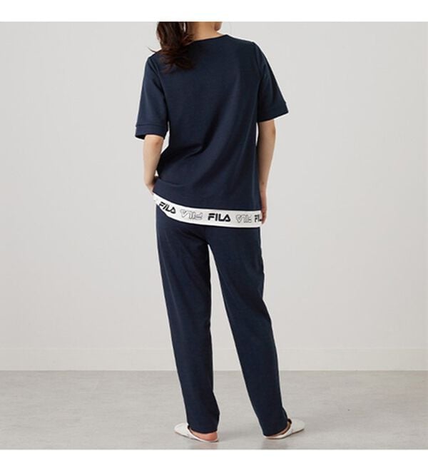 2点セット】＜FILA＞サラっと快適！レイヤード風セットアップ 