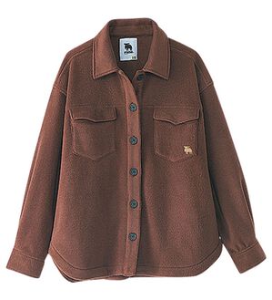 BELLUNA（ベルーナ）の「＜ｍｏｚ＞フリースシャツジャケット（その他ジャケット）」｜ブラウン