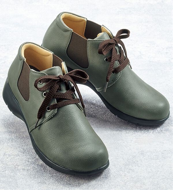 ルフラン（ルフラン）の「＜ラシーナコンフォート＞５Ｅレースアップサイドゴアシューズ（スニーカー）」｜グレー