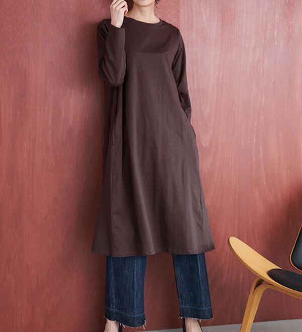 RANAN（ラナン）の「【選べる２丈】＜ＢＣ＞ポケット付マキシワンピース（その他ワンピース）」｜詳細画像