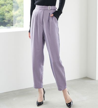 RANAN（ラナン）の「ウエストベルトコクーンパンツ（フルレングスパンツ）」