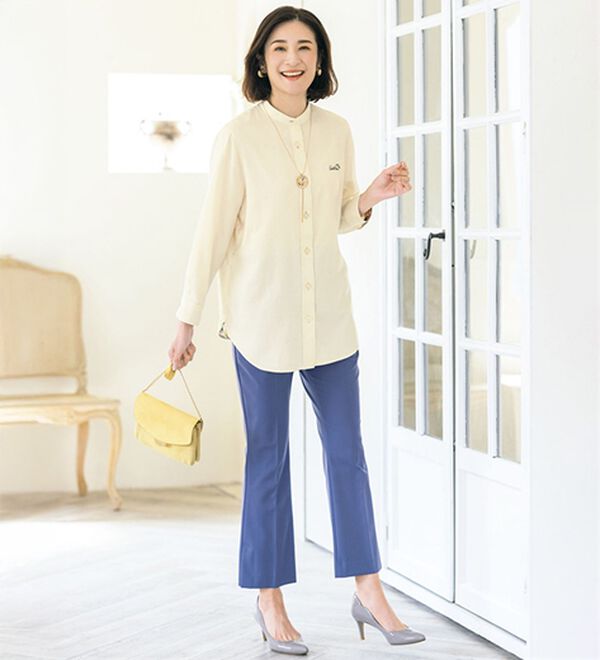 ルフラン（ルフラン）の「【２色組】【ＡＰ】きちんと見えブラウスジャケット（シャツ）」｜詳細画像