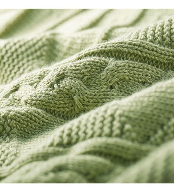 ルフラン（ルフラン）の「綿１００％日本製ホールガーメントニット（ニット・セーター）」｜詳細画像