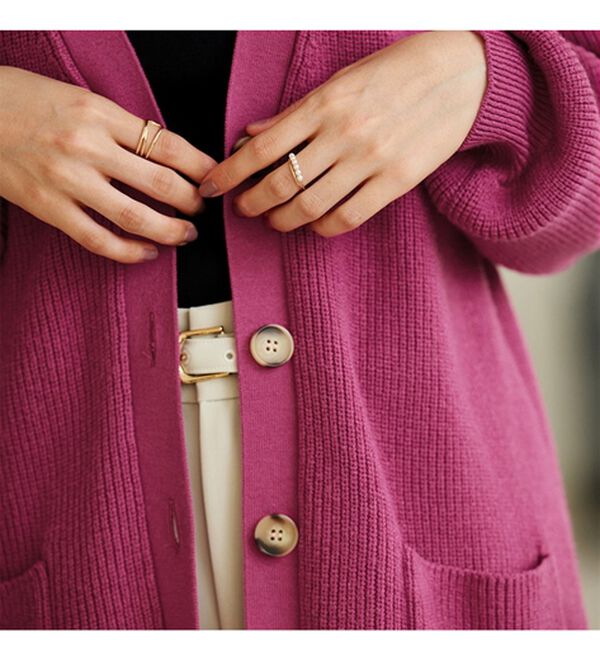 4つの機能付＞ポケットニットカーディガン - ベルーナ【公式】