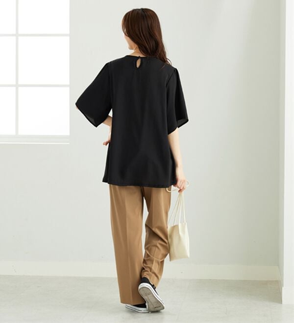 BELLUNA（ベルーナ）の「シフォン重ねレイヤードチュニック（チュニック）」｜詳細画像