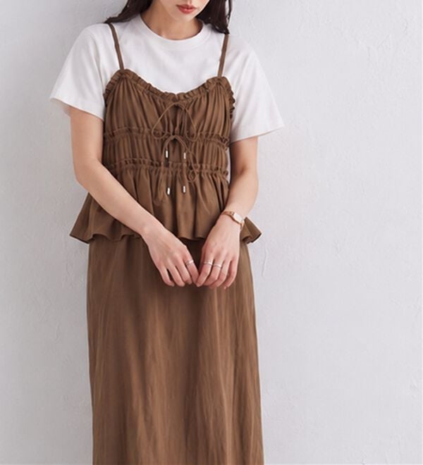 RANAN（ラナン）の「【5つの機能付】ひんやり着回し抜群ベーシックＴシャツ＜選べる着丈＞（Tシャツ）」｜詳細画像