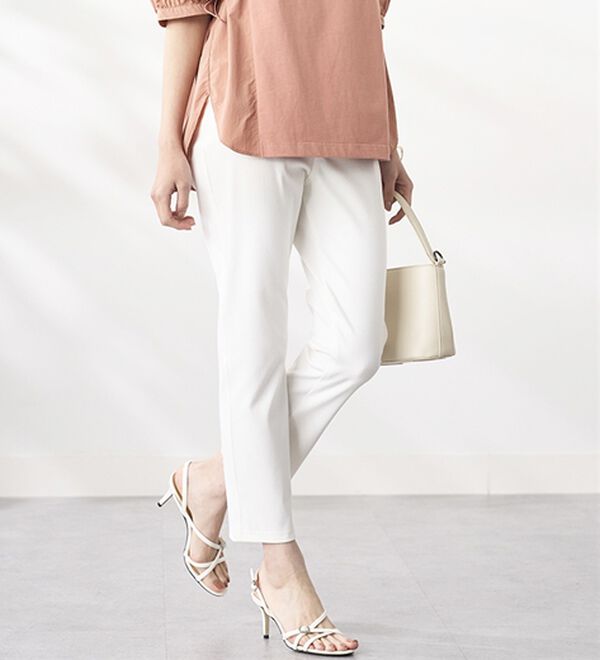 BELLUNA（ベルーナ）の「【再入荷】美ストレッチ素材アンクル丈レギンスパンツ（クロップドパンツ）」｜詳細画像