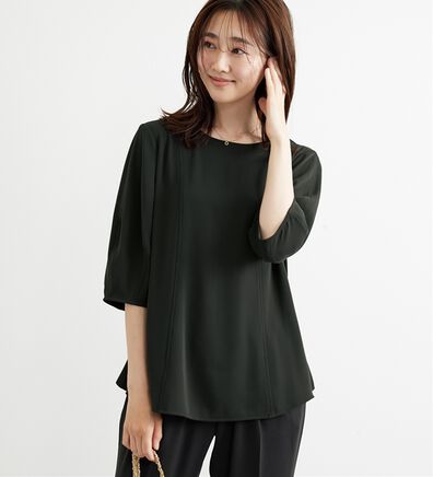 BELLUNA（ベルーナ）の「〈オフィス対応〉ランタンスリーブブラウス（ブラウス）」