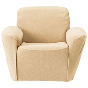 「フィット式ソファカバー（ソファーカバー）」｜ベージュ・無地