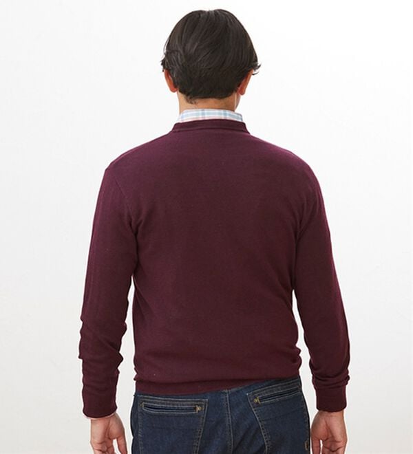 「＜シンプル＆プラス＞毎日着たいシンプルニット（メンズニット・セーター）」｜詳細画像