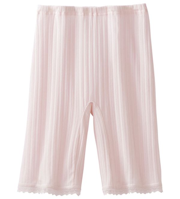 「【３色組】麻入りさらさら３分丈ボトム（ショーツ）」｜詳細画像