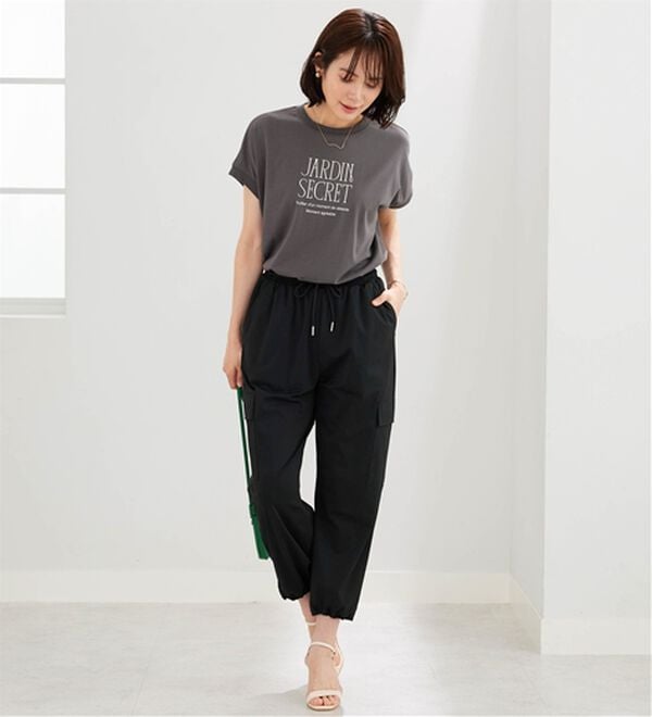 BELLUNA（ベルーナ）の「ヒンヤリ爽快！ドロスト使いカーゴパンツ（その他パンツ）」｜詳細画像