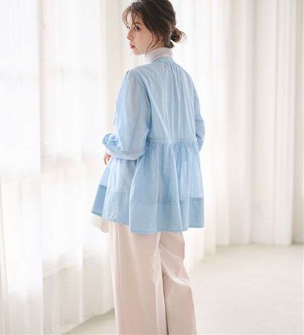 RANAN（ラナン）の「シアー切替ブルゾン（ブルゾン）」｜詳細画像