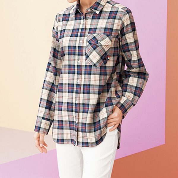 BELLUNA（ベルーナ）の「＜ＰＥＲＳＯＮ&rsquo;Ｓ　ＣＬＵＢ＞ビエラ起毛素材チェックシャツ（シャツ）」｜詳細画像