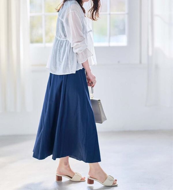 RANAN（ラナン）の「リボンドロストブラウス（ブラウス）」｜詳細画像