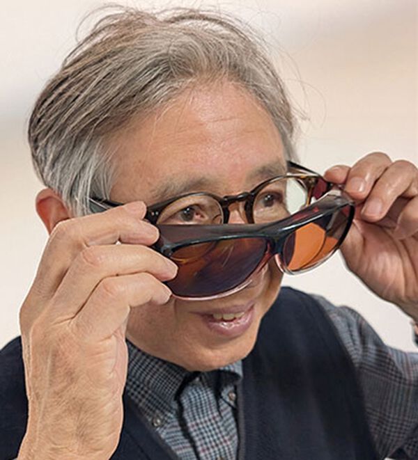 「森田さんの偏光レンズ採用オーバーグラス（メンズスポーツ用品）」｜詳細画像