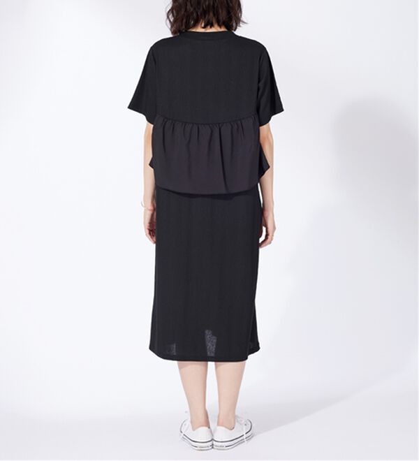 BELLUNA（ベルーナ）の「胸元フリルデザインワンピース（その他ワンピース）」｜詳細画像