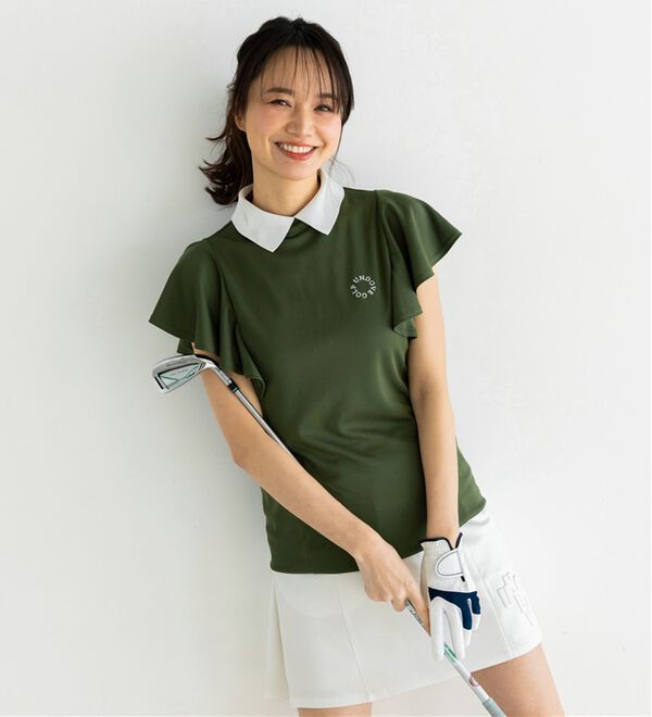 BELLUNA（ベルーナ）の「【三枝こころコラボ】袖フリルプルオーバー（カットソー）」｜詳細画像