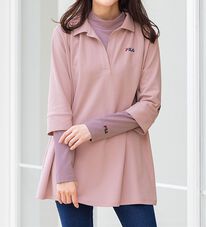 ルフラン（ルフラン）の「＜ＦＩＬＡ＞プルオーバー付スキッパーポロ（アンサンブル）」