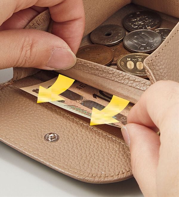 ルフラン（ルフラン）の「＜ＧＬＥＮＣＨＥＣＫ＞一目瞭然牛革二つ折財布（財布・パスケース）」｜詳細画像