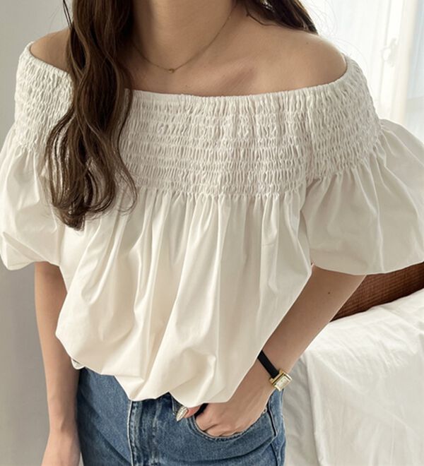 GeeRA（ジーラ）の「ドロストオフショルブラウス（ブラウス）」｜詳細画像