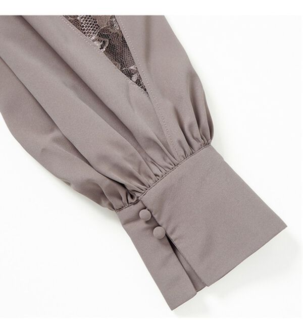 RANAN（ラナン）の「袖スリットレースブラウス（ブラウス）」｜詳細画像