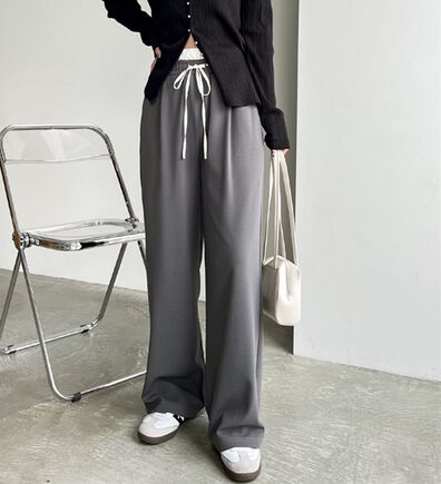 GeeRA（ジーラ）の「キレイ見え！ダブルウエストイージーパンツ（フルレングスパンツ）」