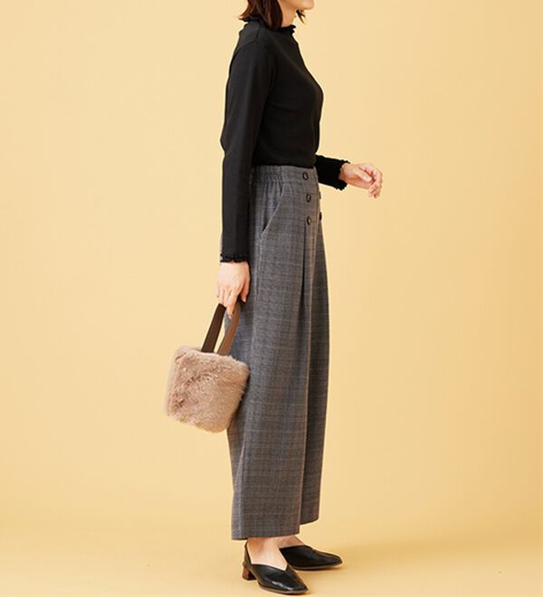 BELLUNA（ベルーナ）の「重ね着風フリル衿プルオーバー（カットソー）」｜詳細画像