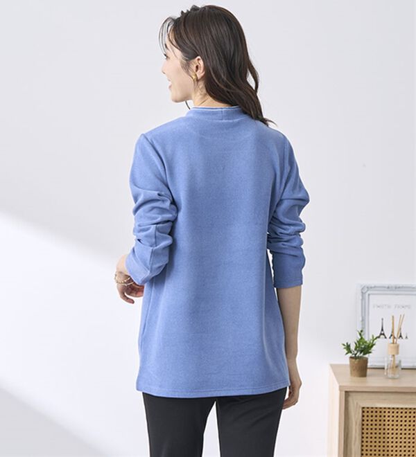 BELLUNA（ベルーナ）の「ふんわりなめらかネコちゃん刺しゅうチュニック（チュニック）」｜詳細画像