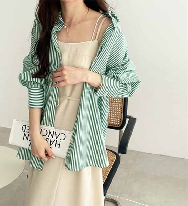 GeeRA（ジーラ）の「アソート柄オーバーサイズシャツ（シャツ）」｜詳細画像