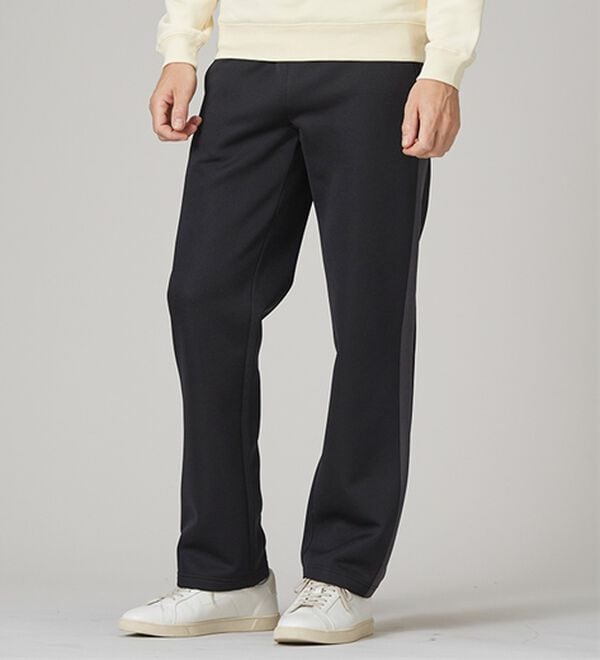 「＜シンプル＆プラス＞裏起毛暖かラインパンツ（メンズフルレングスパンツ）」｜詳細画像