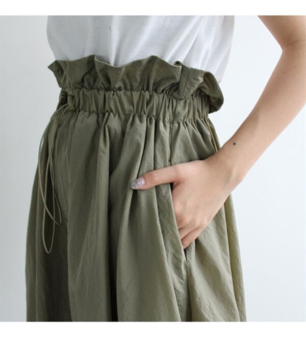 GeeRA（ジーラ）の「ウエストドロストドッキングワンピース（ドッキングワンピース）」｜詳細画像