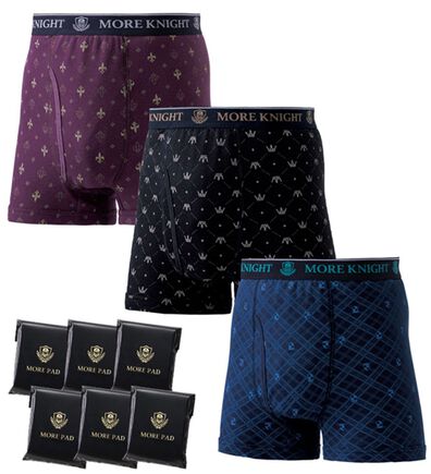 「＜モアナイト＞革命設計！安心ボクサーセット（メンズボクサーパンツ）」