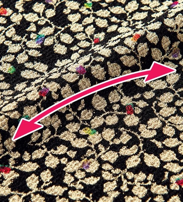 ルフラン（ルフラン）の「ニットちりめんブラウス＜華蓮～かれん～＞（ブラウス）」｜詳細画像