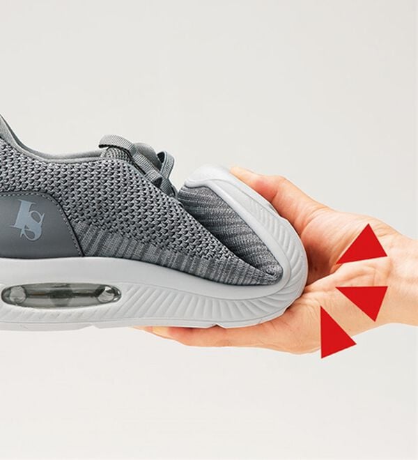 ルフラン（ルフラン）の「ラシーナコンフォート　立ったまま履ける４Ｅエアソールニットスニーカー（スニーカー）」｜詳細画像