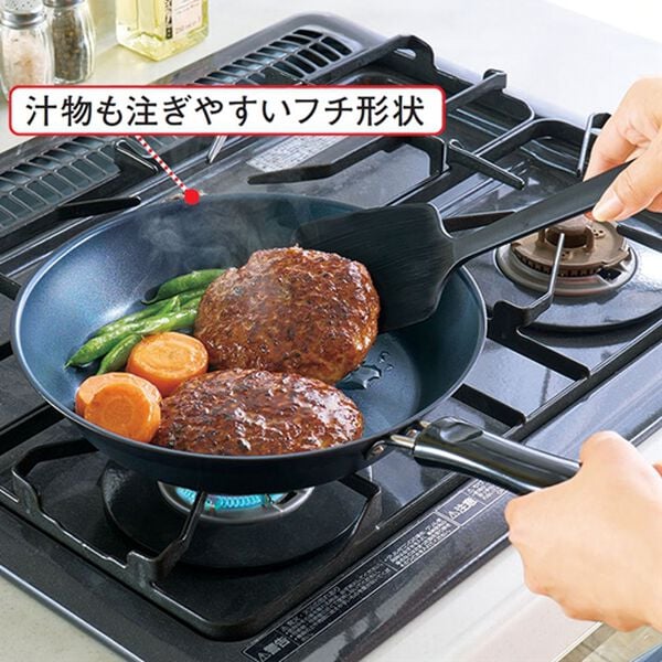 「燕三条産鉄製フライパン２点セット（１８・２４ｃｍ）（調理器具）」｜詳細画像