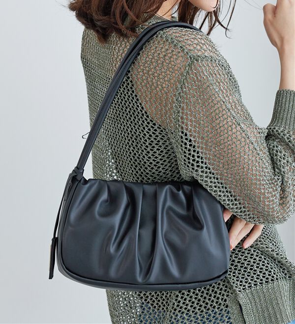 BELLUNA（ベルーナ）の「ギャザーデザインミニショルダーバッグ（その他バッグ）」｜詳細画像