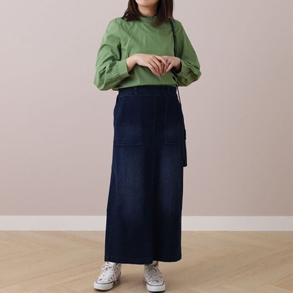 BELLUNA（ベルーナ）の「袖切替デザインハイネックブラウス（ブラウス）」｜詳細画像