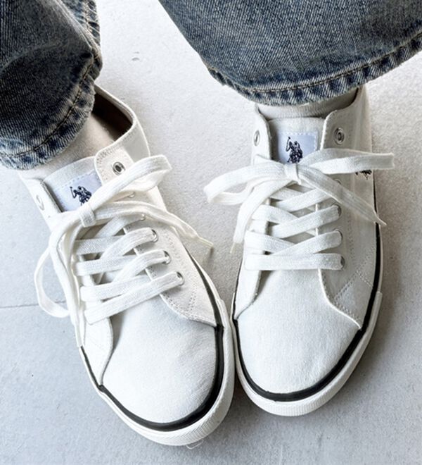 GeeRA（ジーラ）の「【ＵＳ．ＰＯＬＯ．ＡＳＳＮ】レースアップスニーカー（スニーカー）」｜詳細画像